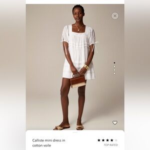 J. Crew Calliste mini dress in cotton voile